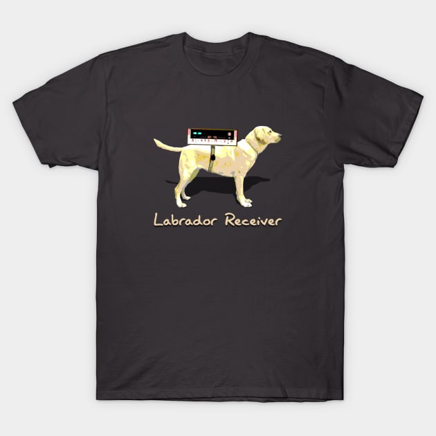 Labrador Receiver T-Shirt by CCDesign